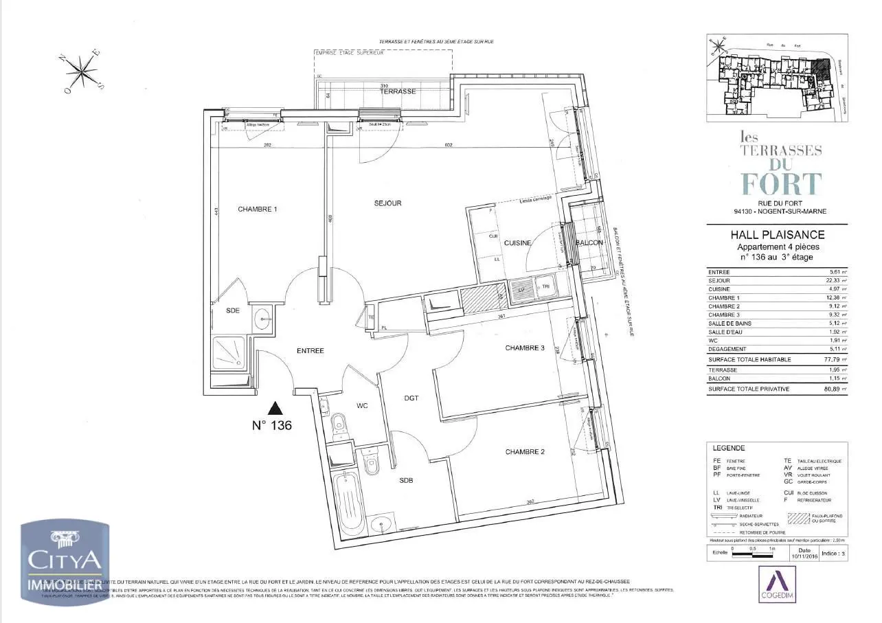 Photo 8 Appartement 4 pièces 77.79m²