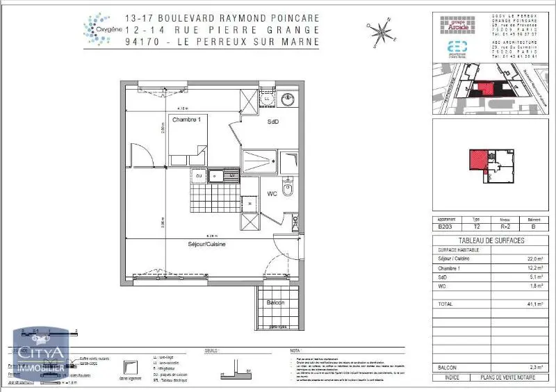Photo 8 Appartement 2 pièces 41.11m²