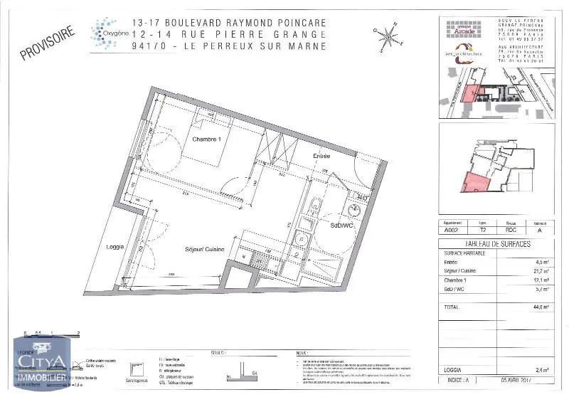 Photo 5 Appartement 2 pièces 44m²