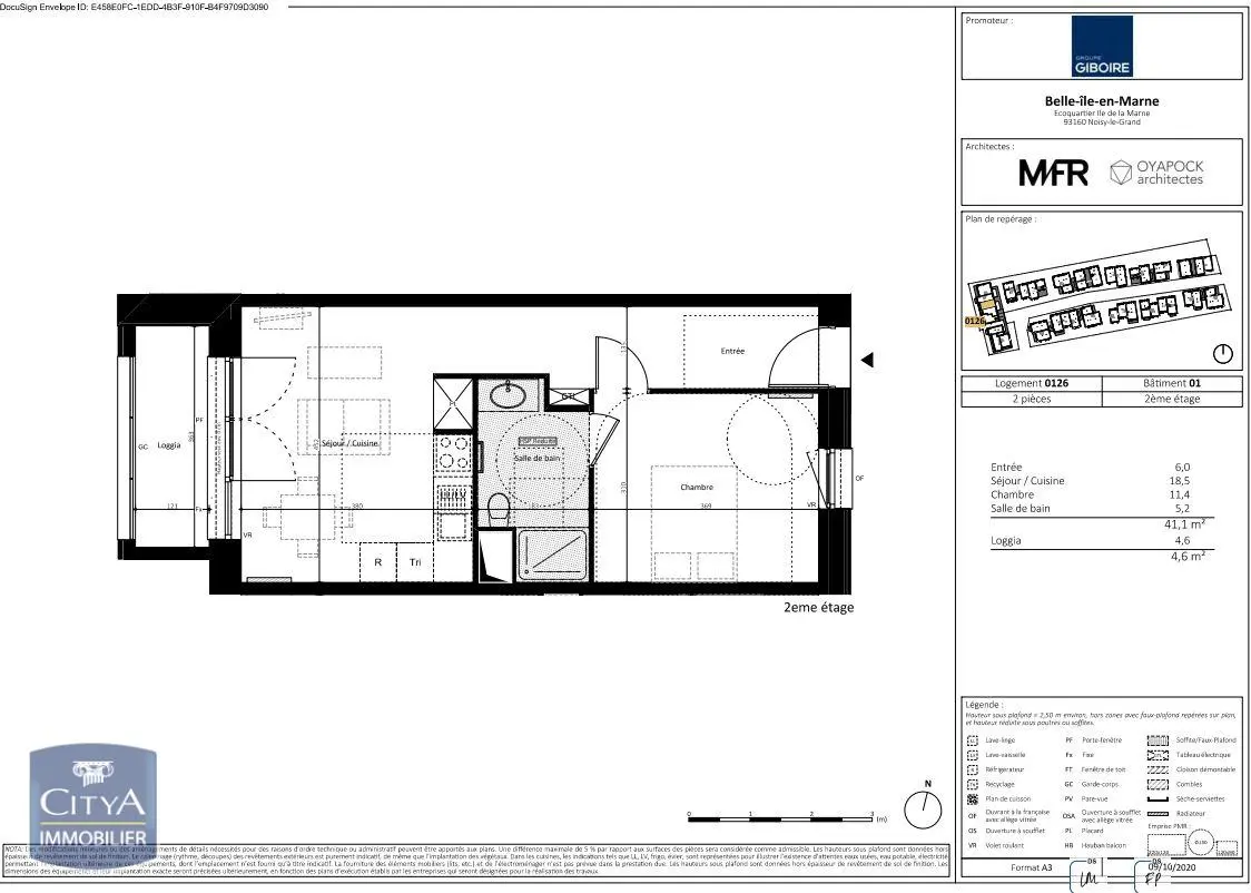 Photo 5 Appartement 2 pièces 41.1m²