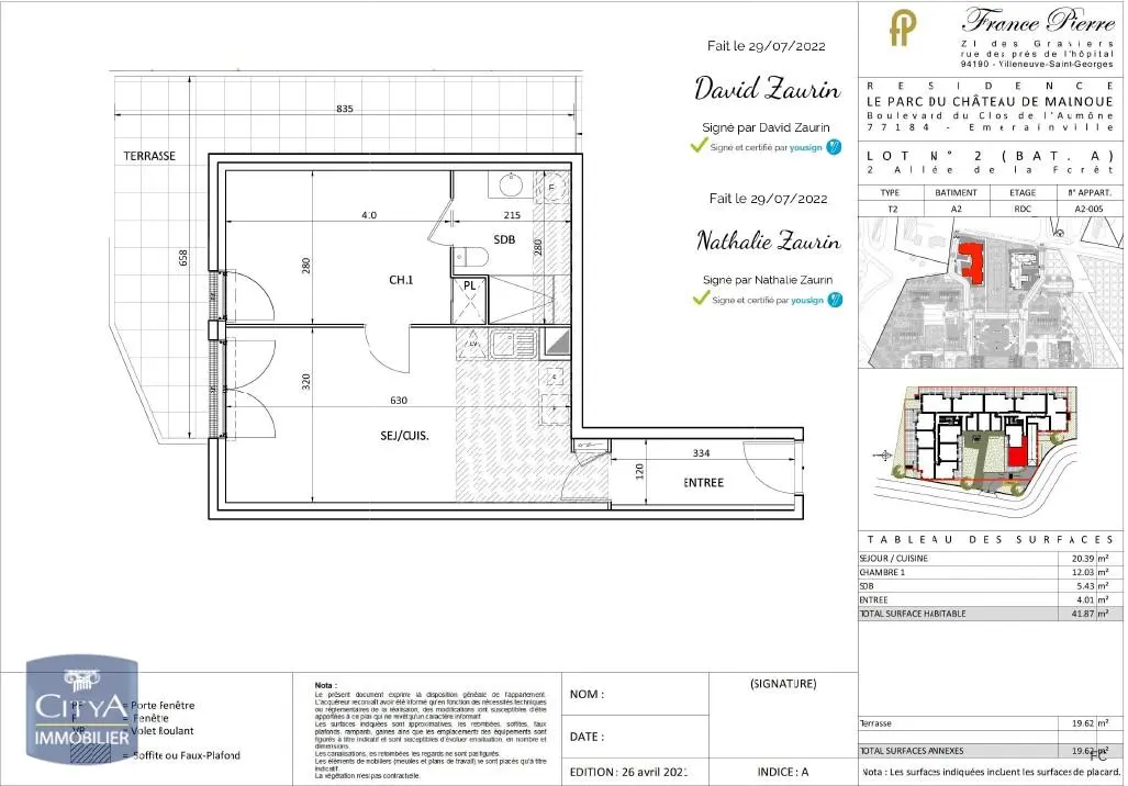 Photo 11 Appartement 2 pièces 41.87m²
