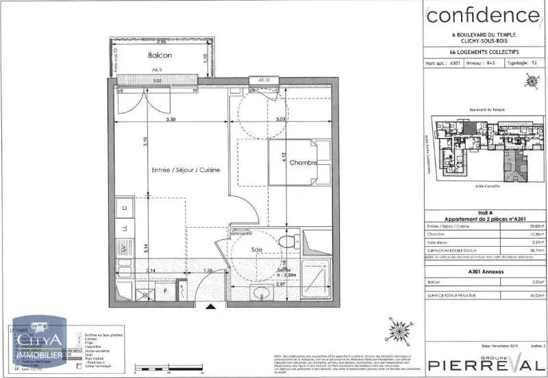 Photo 7 Appartement 2 pièces 38.77m²