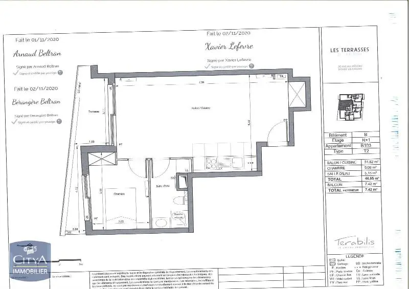 Photo 5 Appartement 2 pièces 46.05m²