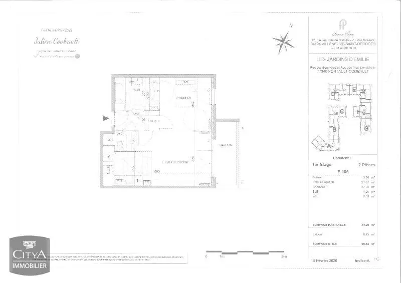 Photo 10 Appartement 2 pièces 44.2m²