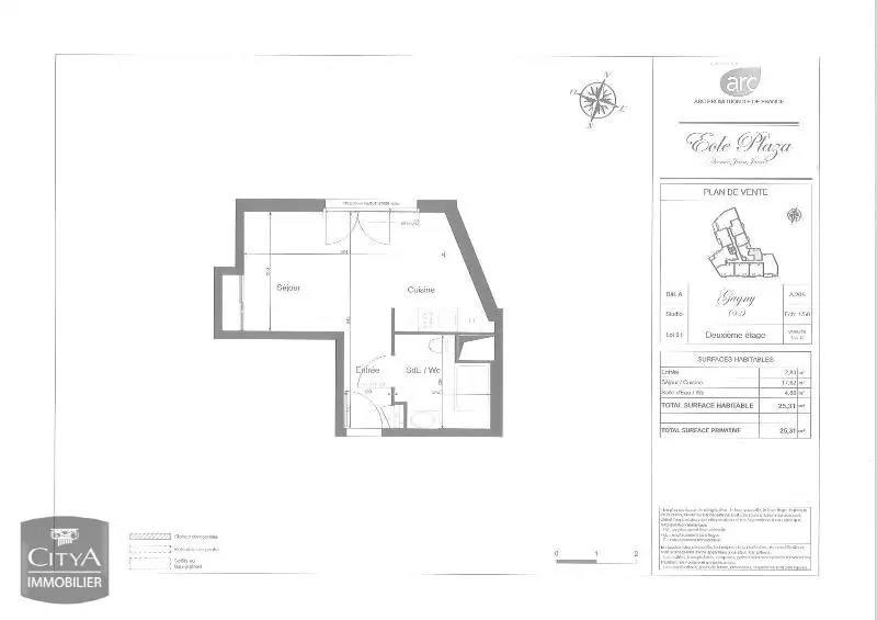 Photo 4 Appartement 1 pièce 25.31m²