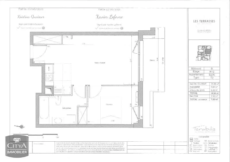 Photo 3 Appartement 2 pièces 40.03m²