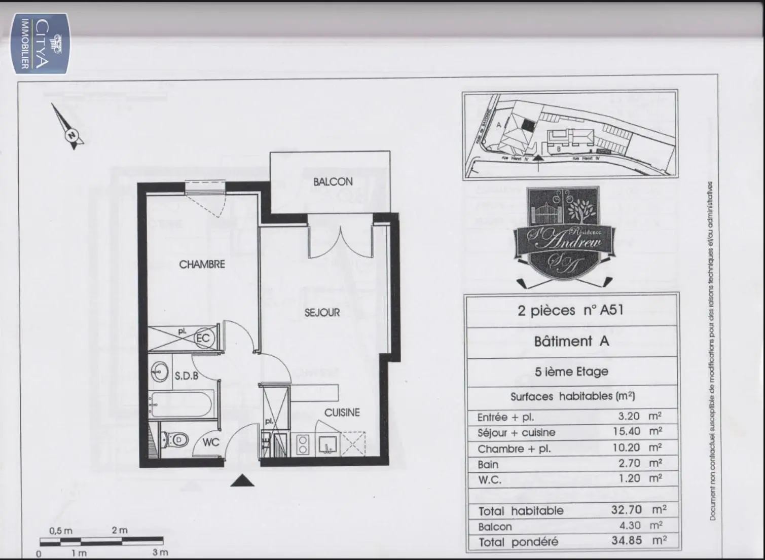 Photo 11 Appartement 2 pièces 31.94m²