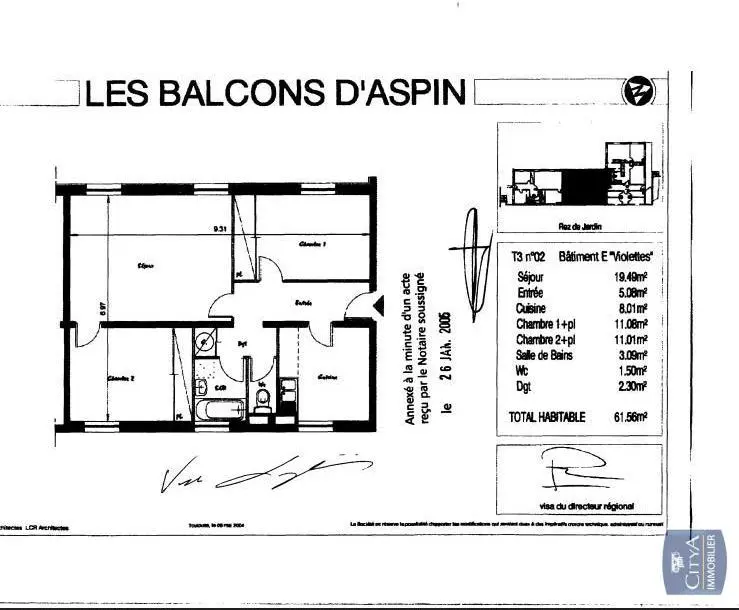 Photo 8 Appartement 3 pièces 62m²