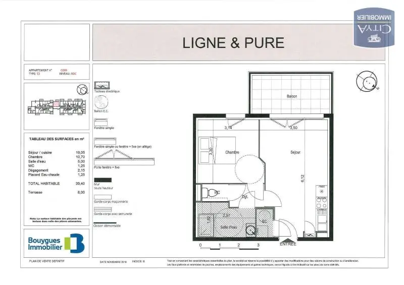 Photo 13 Appartement 2 pièces 39.4m²