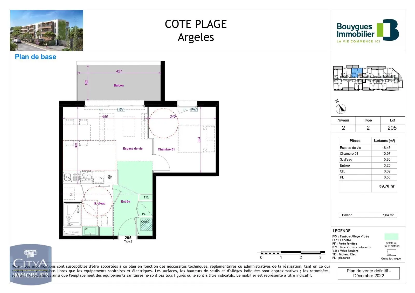 Photo 1 Appartement 2 pièces 39.78m²