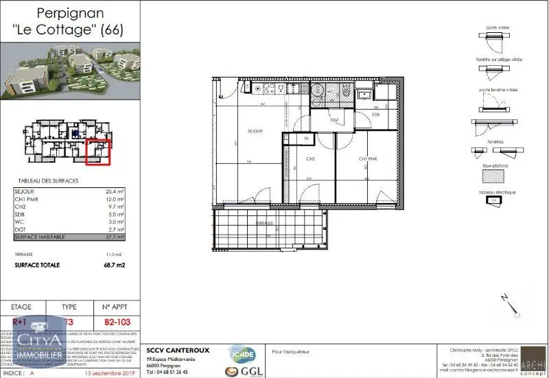 Photo 8 Appartement 3 pièces 57.7m²