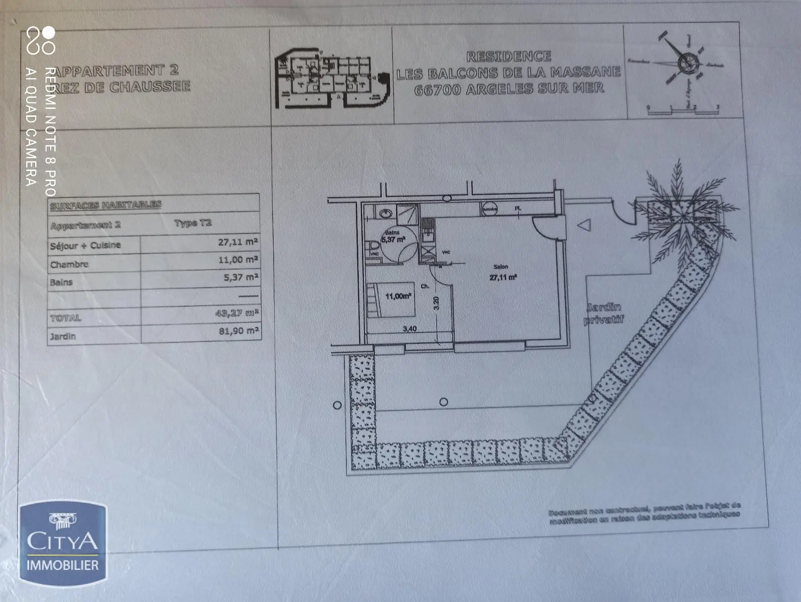 Photo 1 Appartement 2 pièces 43.27m²