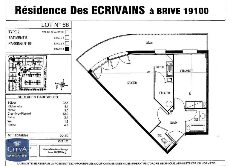Photo 6 Appartement 2 pièces 50.05m²
