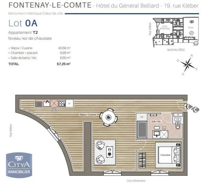 Photo 10 Appartement 2 pièces 57.25m²