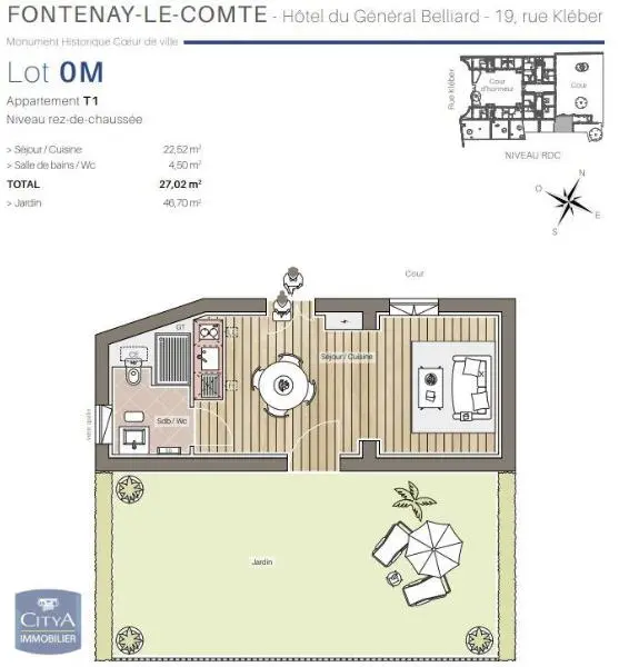 Photo 7 Appartement 1 pièce 26.87m²