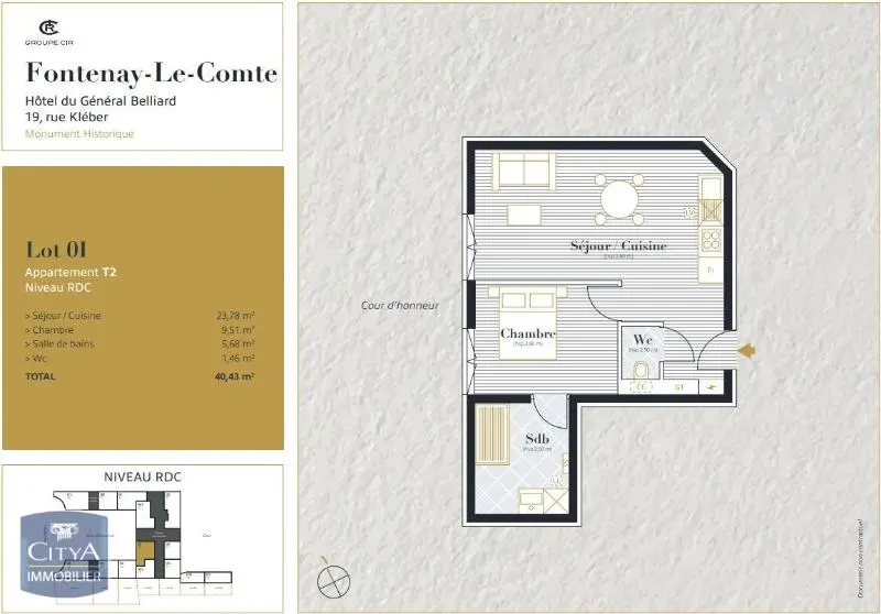 Photo 9 Appartement 2 pièces 39.5m²