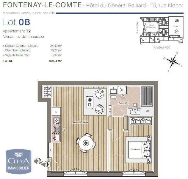 Photo 8 Appartement 2 pièces 38.4m²