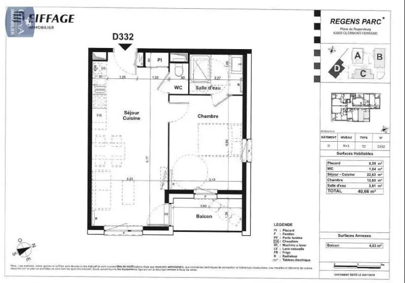 Photo 5 Appartement 2 pièces 40.89m²