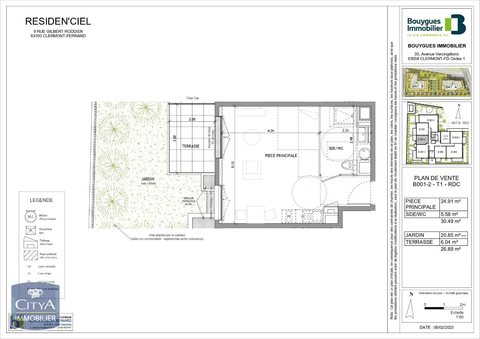 Photo 1 Appartement 1 pièce 30.49m²