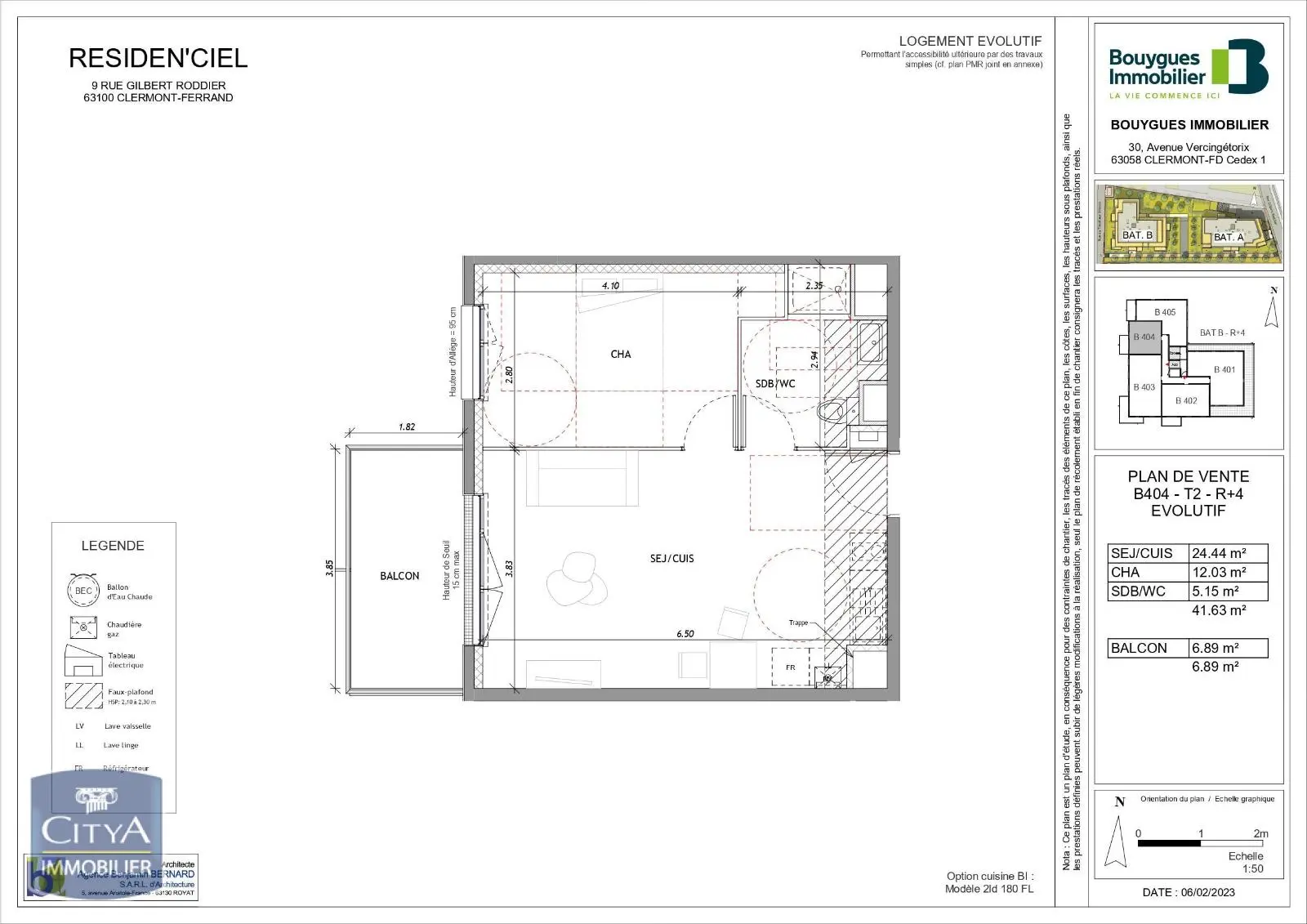 Photo 1 Appartement 2 pièces 41.63m²
