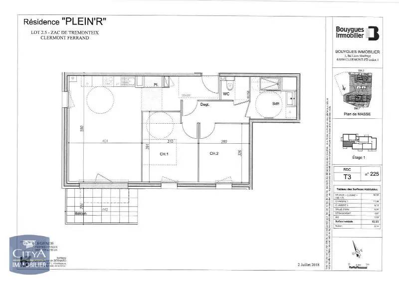 Photo 8 Appartement 3 pièces 62.93m²