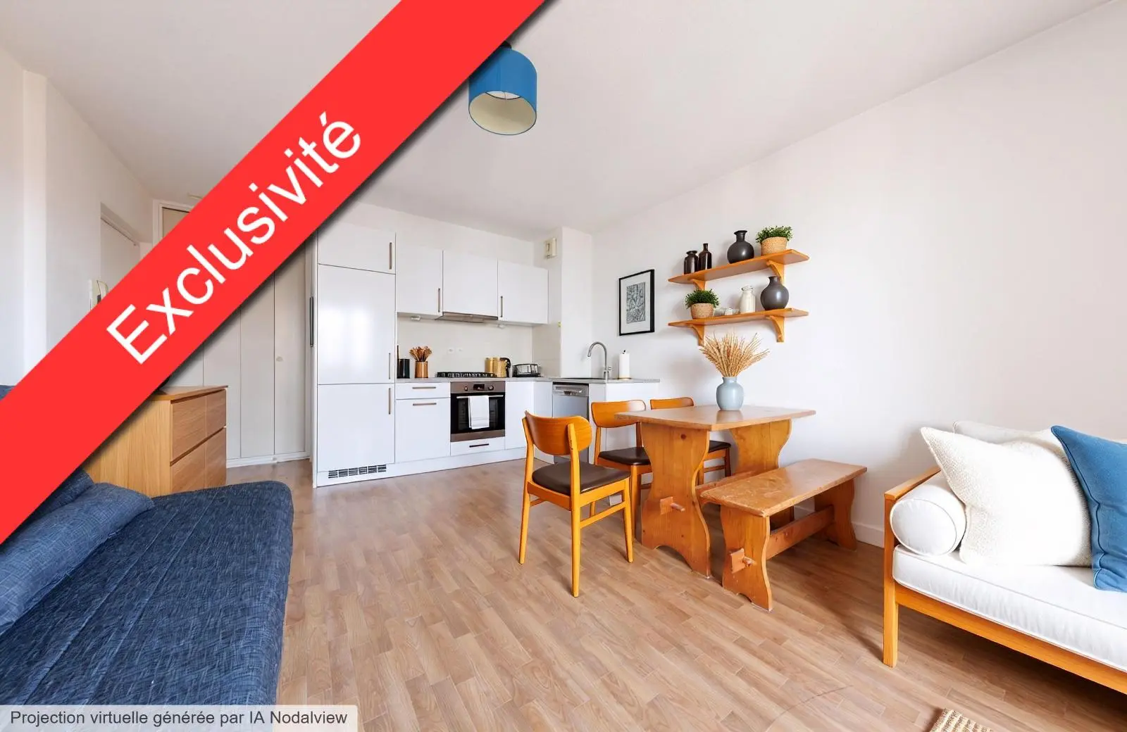 Photo 1 Appartement 1 pièce 21.94m²