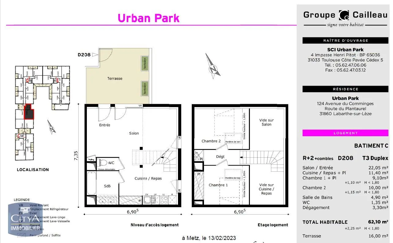 Photo 9 Appartement 3 pièces 62.1m²