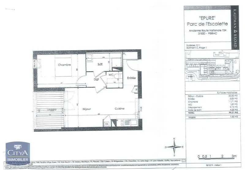 Photo 7 Appartement 2 pièces 44.31m²