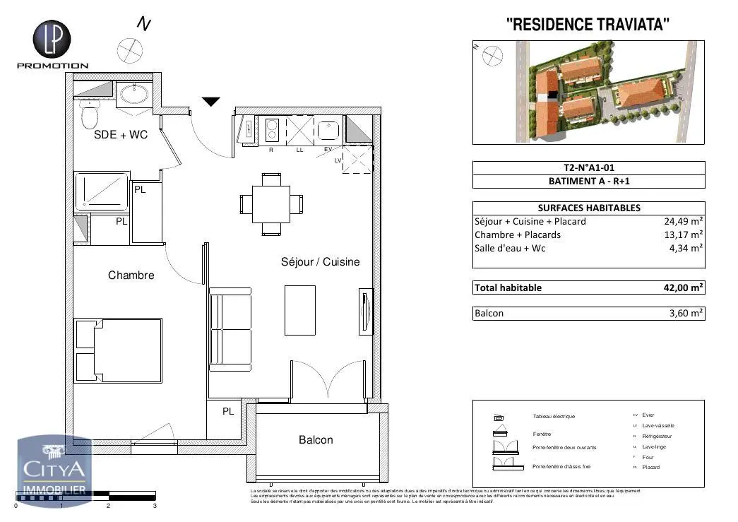Photo 5 Appartement 2 pièces 41.28m²