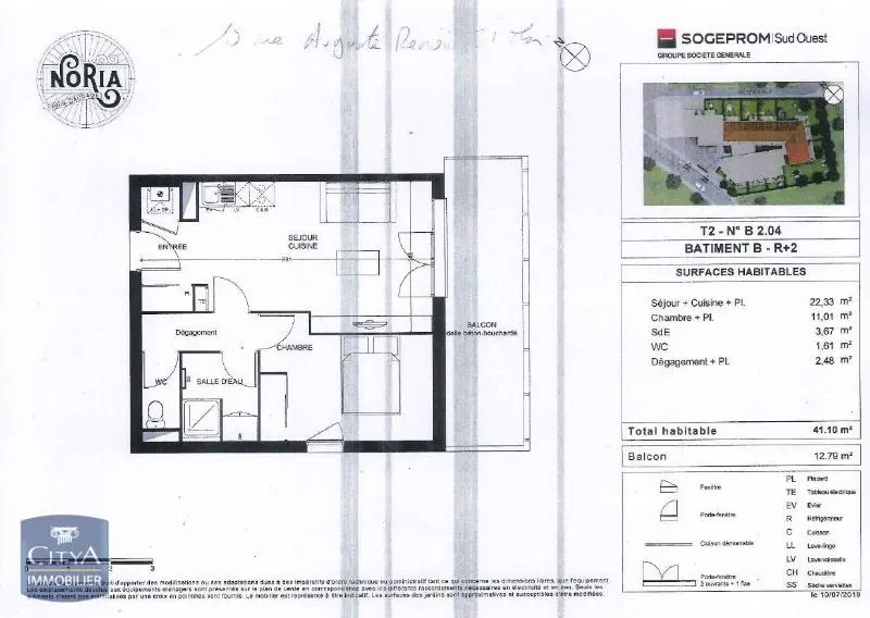 Photo 7 Appartement 2 pièces 41.1m²