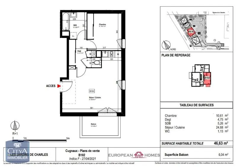 Photo 9 Appartement 2 pièces 46.63m²