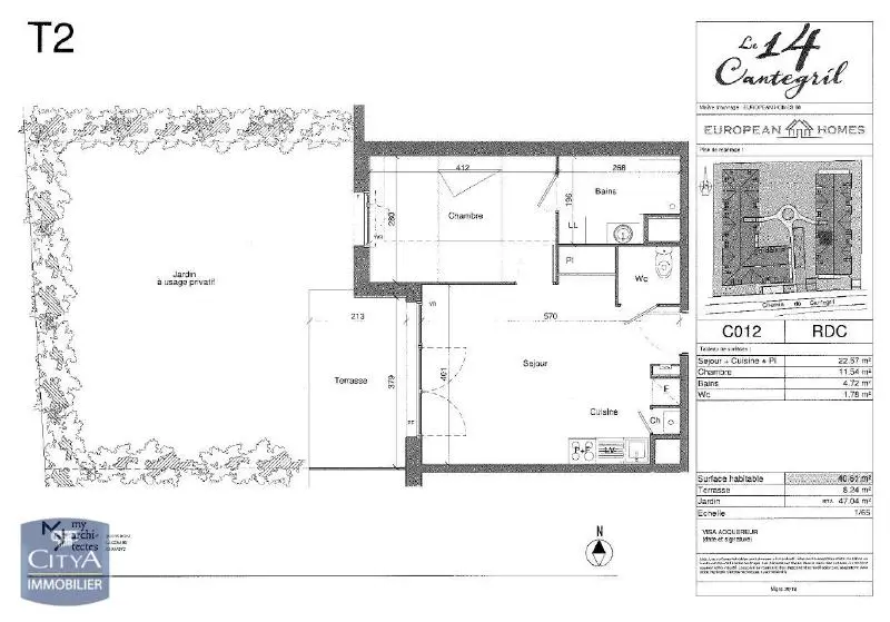 Photo 9 Appartement 2 pièces 40.61m²