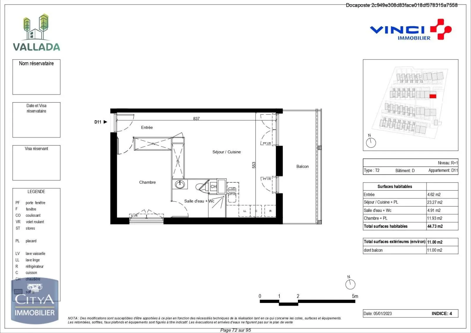 Photo 6 Appartement 2 pièces 44.73m²
