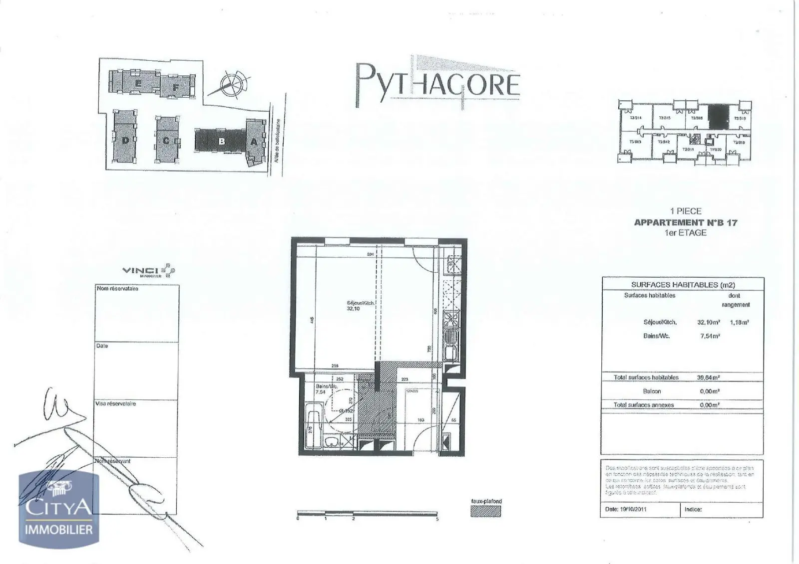 Photo 1 Appartement 1 pièce 39.64m²