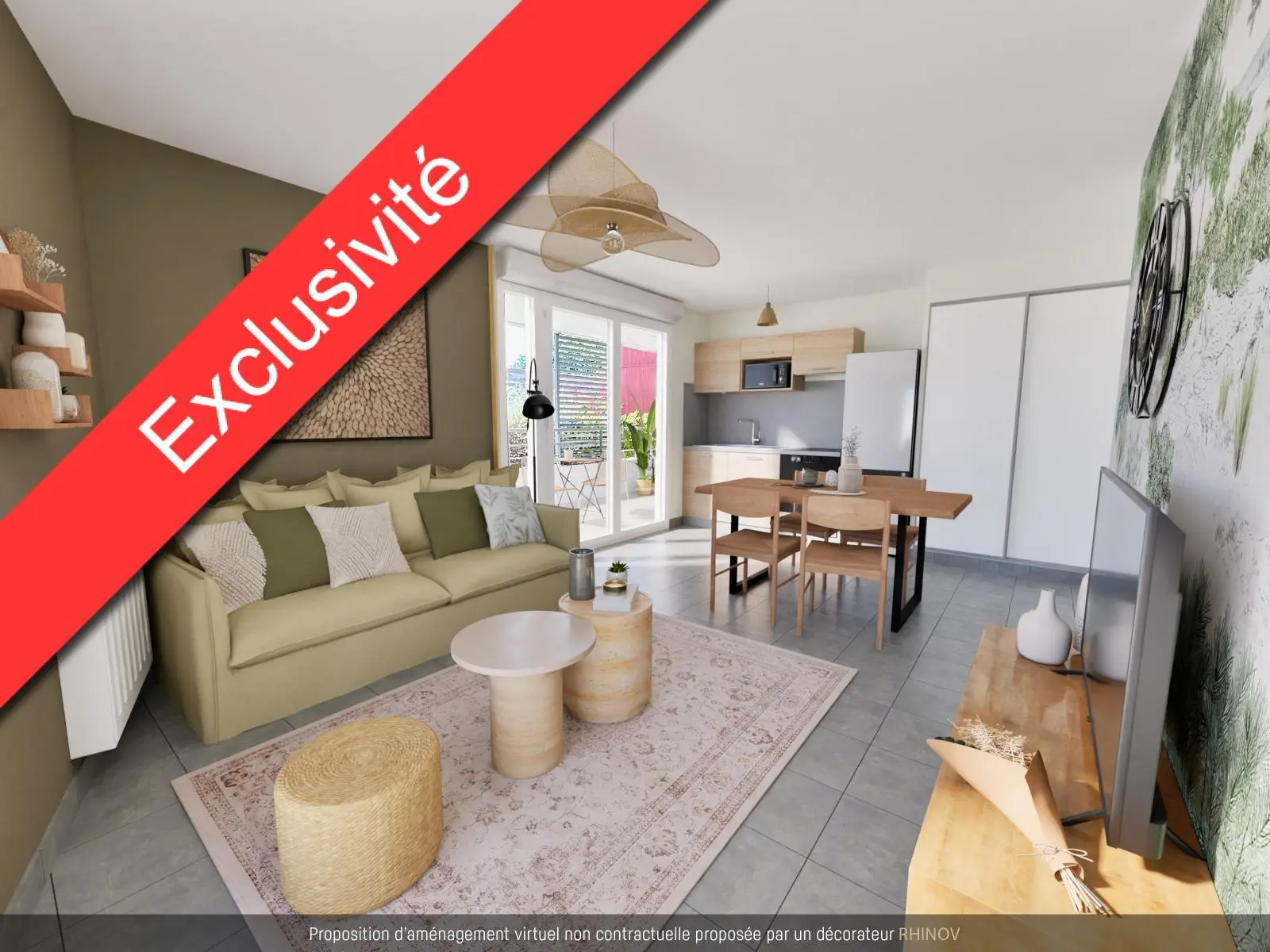 Photo 1 Appartement 3 pièces 60.44m²
