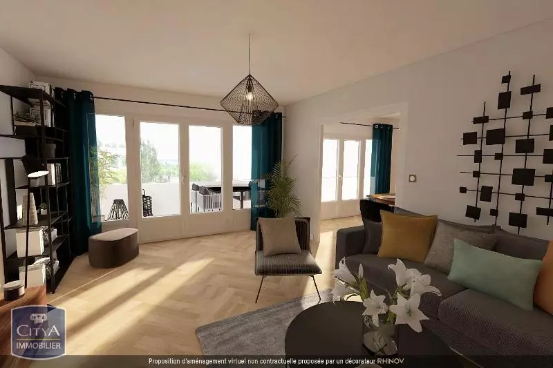 Illustration pour Appartement 3 pièces 67m² Photo Appartement 3 pièces 67m²
