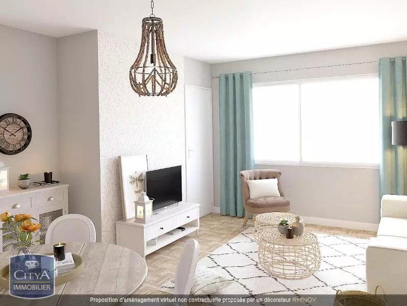 Illustration pour Appartement 3 pièces 67m² Photo Appartement 3 pièces 67m²