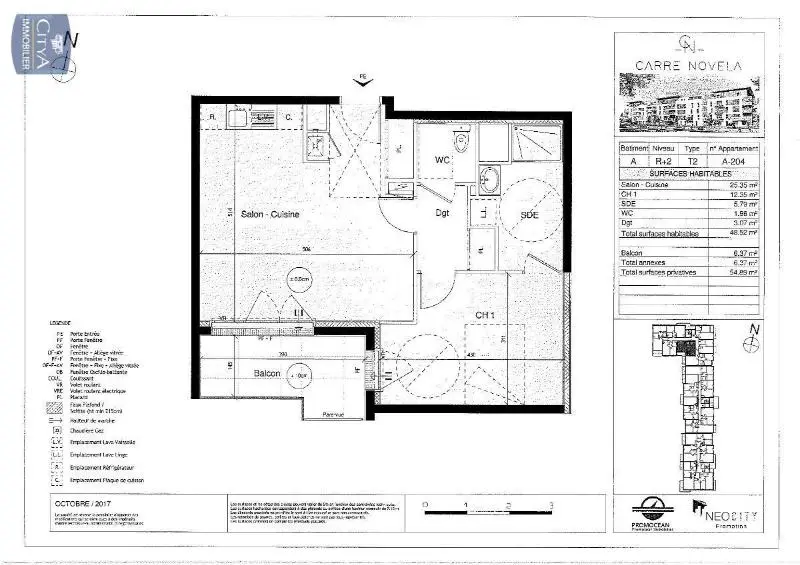 Photo 8 Appartement 2 pièces 48.52m²