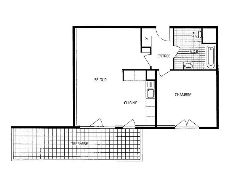Photo 8 Appartement 2 pièces 47.6m²