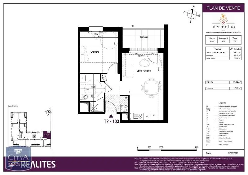 Photo 8 Appartement 2 pièces 41.13m²