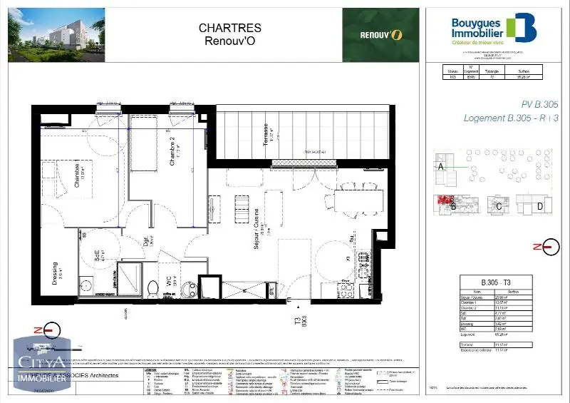 Photo 14 Appartement 3 pièces 69.28m²