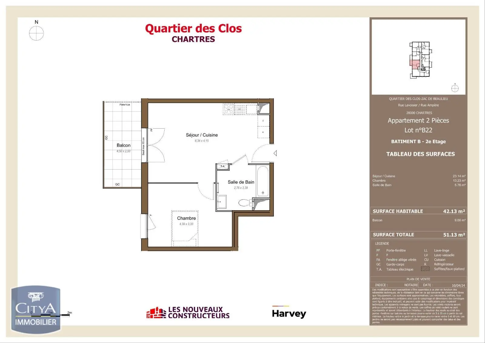 Photo 1 appartement Chartres