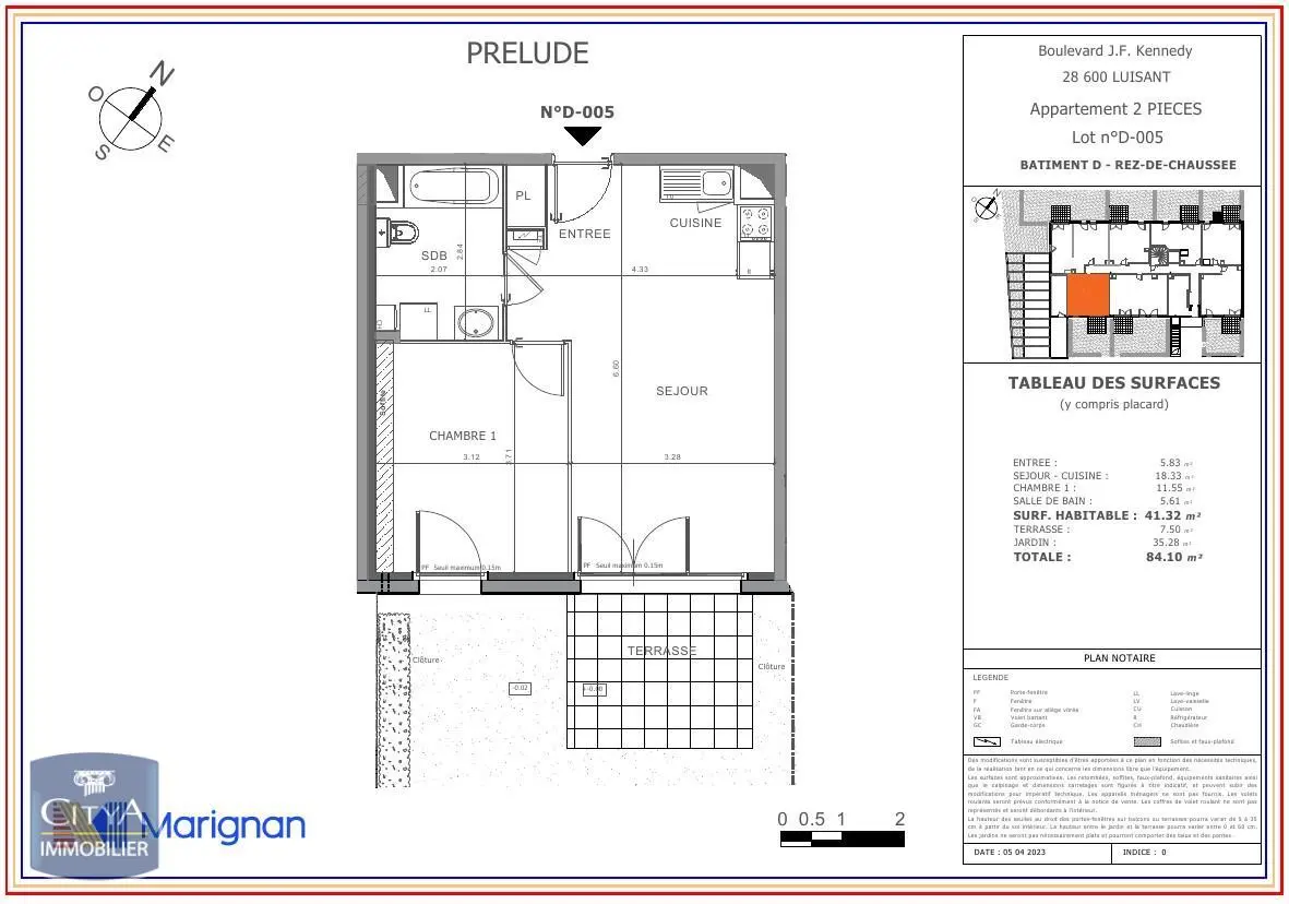 Photo 4 Appartement 2 pièces 41.32m²