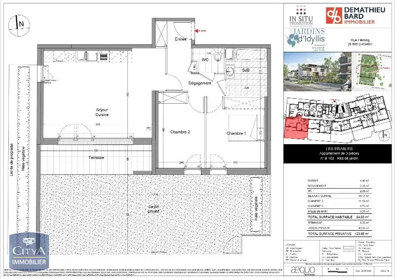 Photo 18 Appartement 3 pièces 64.75m²