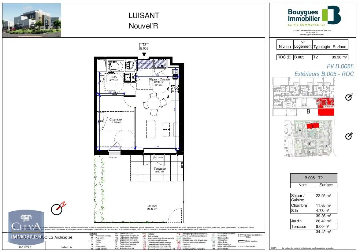 Photo 9 Appartement 2 pièces 39.36m²