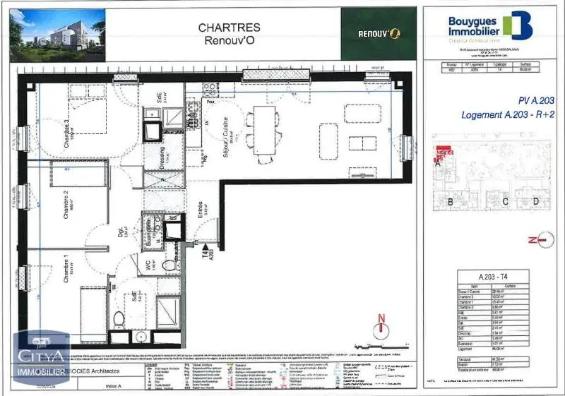 Photo 10 Appartement 4 pièces 85.06m²