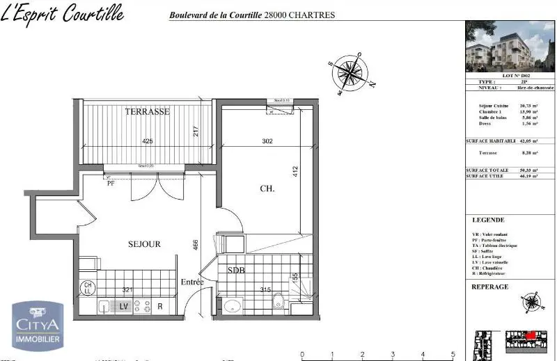 Photo 8 Appartement 2 pièces 42.05m²