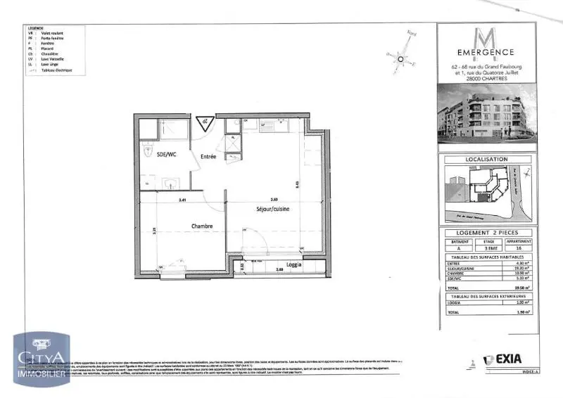 Photo 10 Appartement 2 pièces 39.5m²