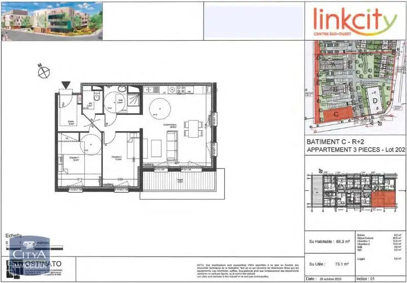Photo 9 Appartement 3 pièces 66.3m²
