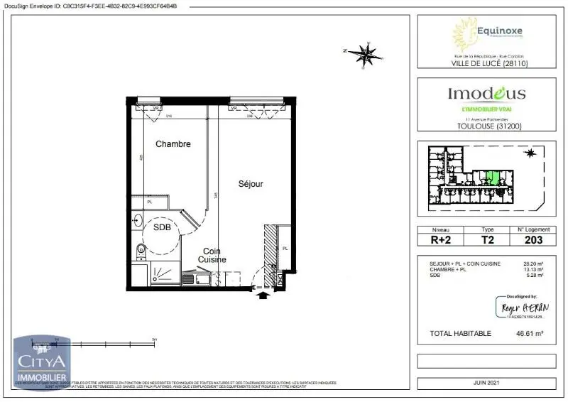 Photo 8 Appartement 2 pièces 46.61m²